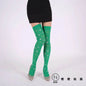 Christmas Plush Doll Knee Socks Bow Stockings - www.Shopthatapp.com
