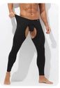 Men's Fall Winter Open Crotch Thermal Pants Long John underwear - www.Shopthatapp.com