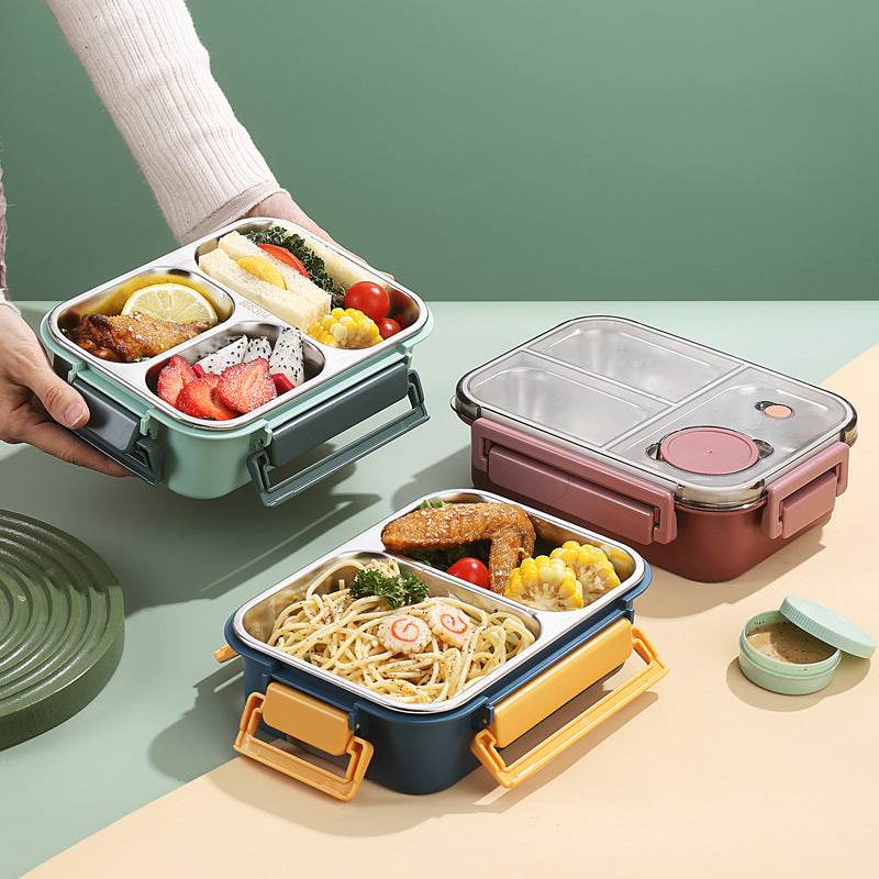 304 Stainless Steel Sealed Insulated Bento Lunch Box for Kids - www.Shopthatapp.com