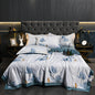 Printed Washed Tencel Summer Cooling Duvet Four-piece Set - www.Shopthatapp.com