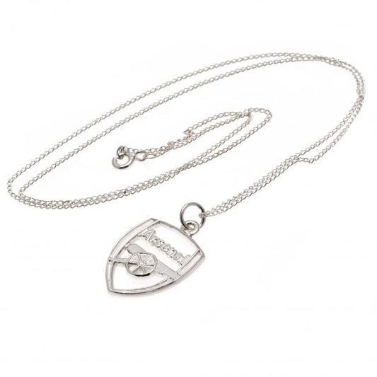 Arsenal FC Sterling Silver Pendant & Chain CR - www.Shopthatapp.com