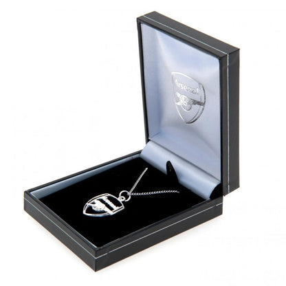 Arsenal FC Sterling Silver Pendant & Chain CR - www.Shopthatapp.com
