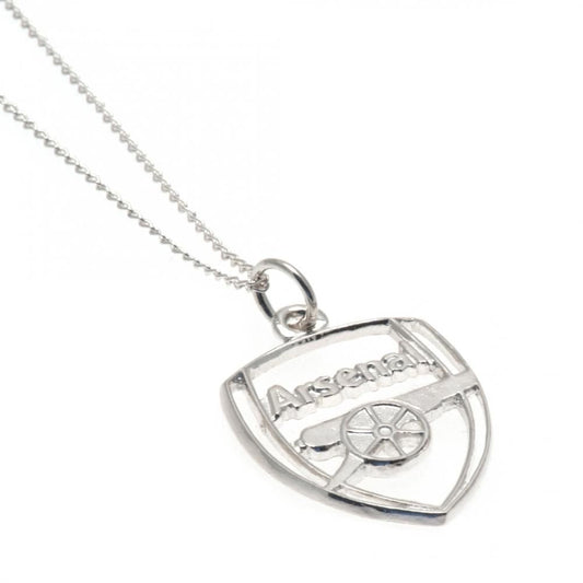 Arsenal FC Sterling Silver Pendant & Chain CR - www.Shopthatapp.com