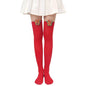 Christmas Plush Doll Knee Socks Bow Stockings - www.Shopthatapp.com