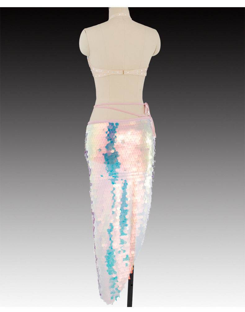 Indian Dance Suit Ethnic Latin Dance Sequins - www.Shopthatapp.com