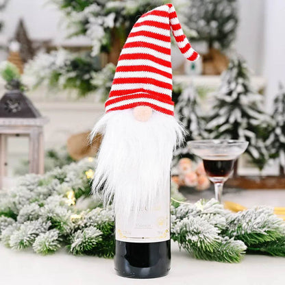 Christmas Decorations Christmas Wine Bottle Socks - www.Shopthatapp.com