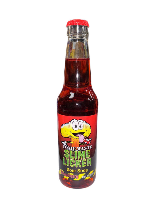 Toxic Waste Slime Licker Strawberry Sour Soda 355ML - www.Shopthatapp.com
