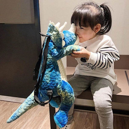 3D Dinosaur Kids Backpack – Cute Cartoon Plush Bag - www.Shopthatapp.com #