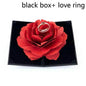 3D Love Box Heart-shaped Rose Flower Rotating Ring Box Valentines Day Gift - www.Shopthatapp.com