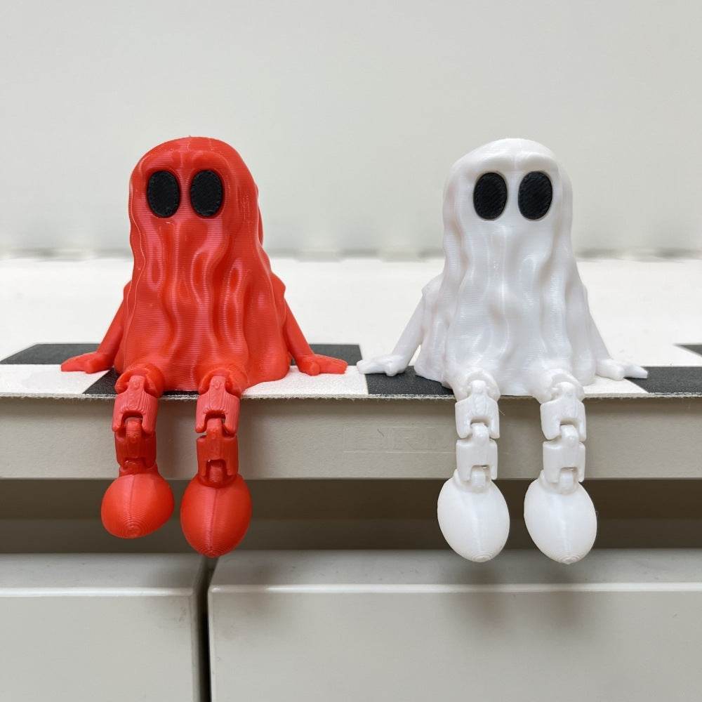 3D Printing Halloween Ghost Movable Joint Ornaments - www.Shopthatapp.com #