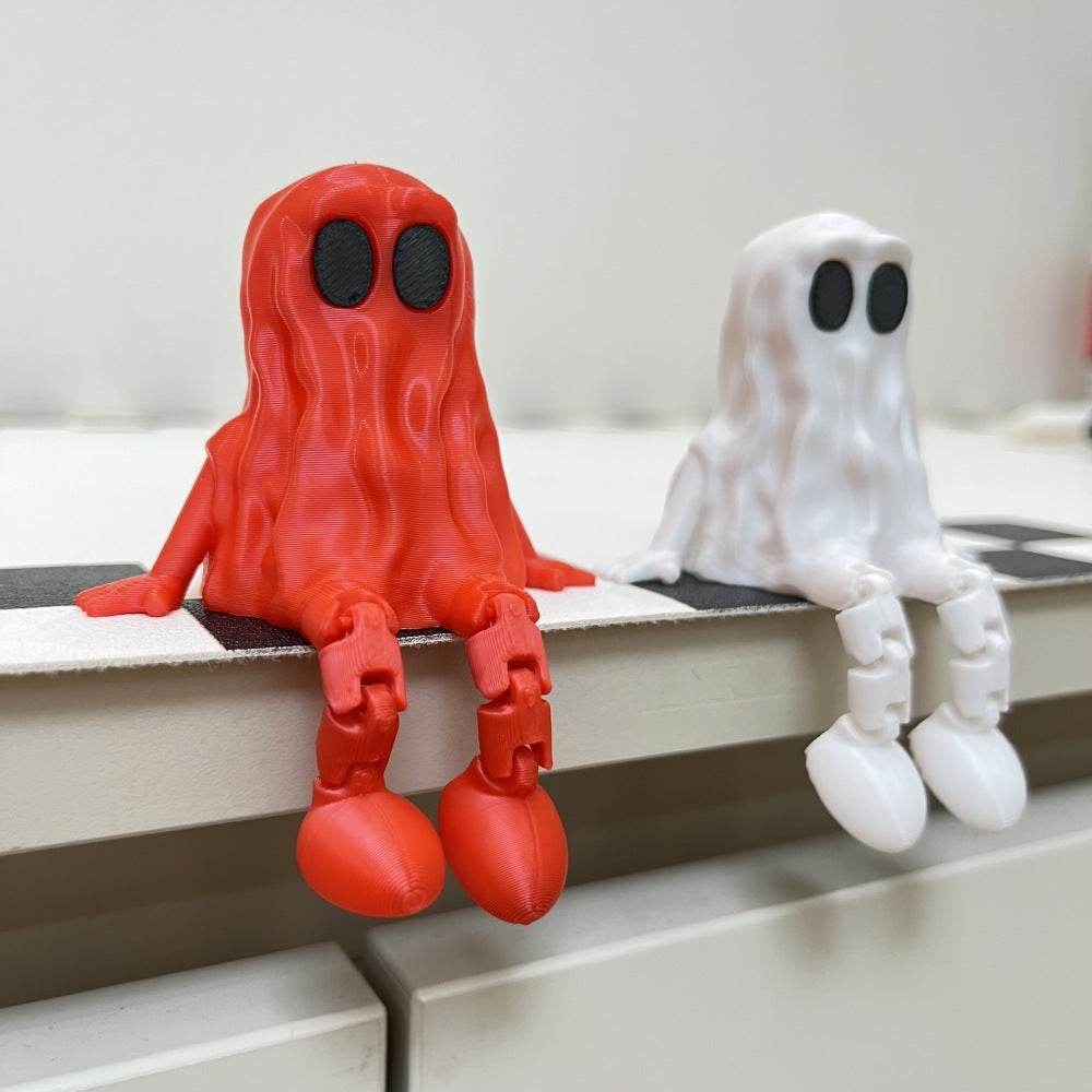 3D Printing Halloween Ghost Movable Joint Ornaments - www.Shopthatapp.com #
