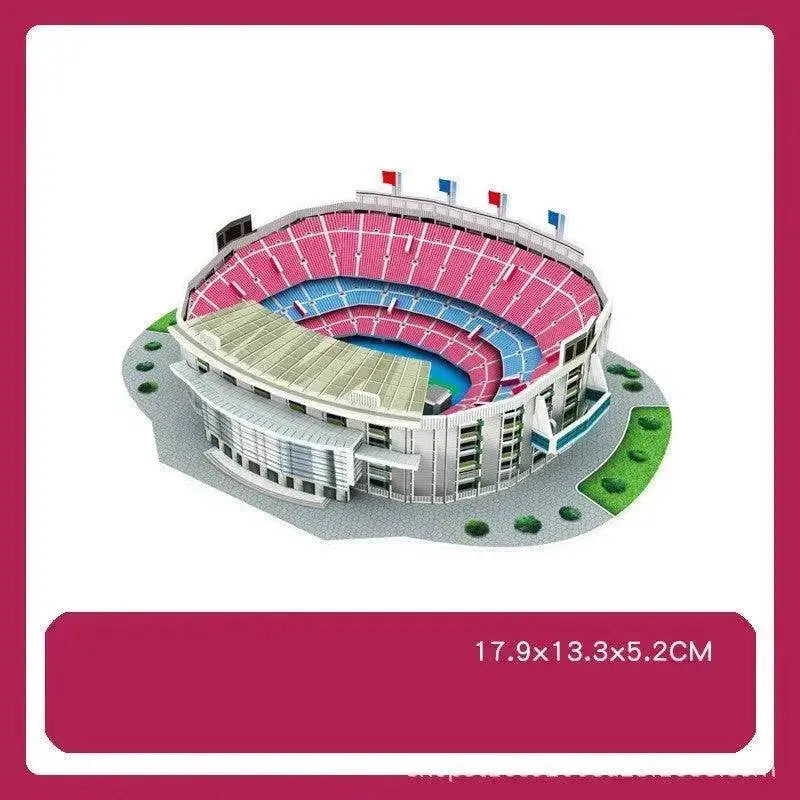 3D Puzzle Football Field Model - www.Shopthatapp.com