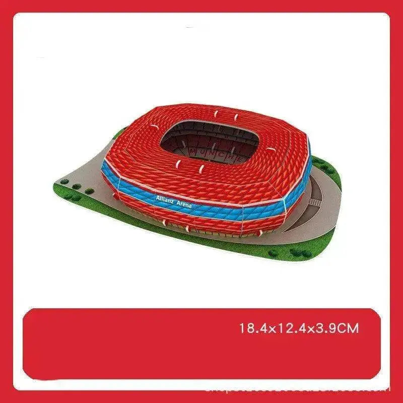 3D Puzzle Football Field Model - www.Shopthatapp.com