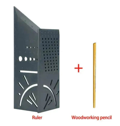 3D Woodworking Measuring Ruler 3D Angle Ruler Square Wood Measuring Tool - www.Shopthatapp.com #