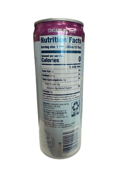 Clearly Canadian Zero Sugar Forest Blackberry Flavour 355ML - Canadian Edition - www.Shopthatapp.com