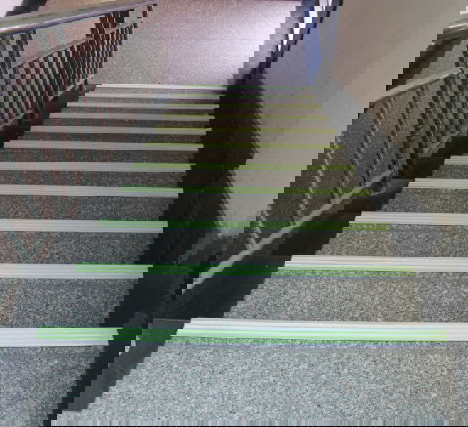 Non-Slip Aluminum Glow Stair Strip w/ 3M Foam Tape - www.Shopthatapp.com