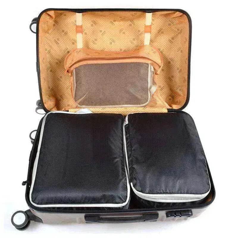 3Pcs Comp. Packing Cubes Expandable Travel Bags Organizer - Random Color - www.Shopthatapp.com #
