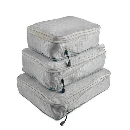 3Pcs Comp. Packing Cubes Expandable Travel Bags Organizer - Random Color - www.Shopthatapp.com