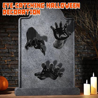 3Pcs Creepy Reaching Hands With Lighted Candles Wall Mounted Halloween Decoration Witch Devil Hand Aesthetic Goth Gothic Life Sized Horror Hands Hanging Sculpture - www.Shopthatapp.com #