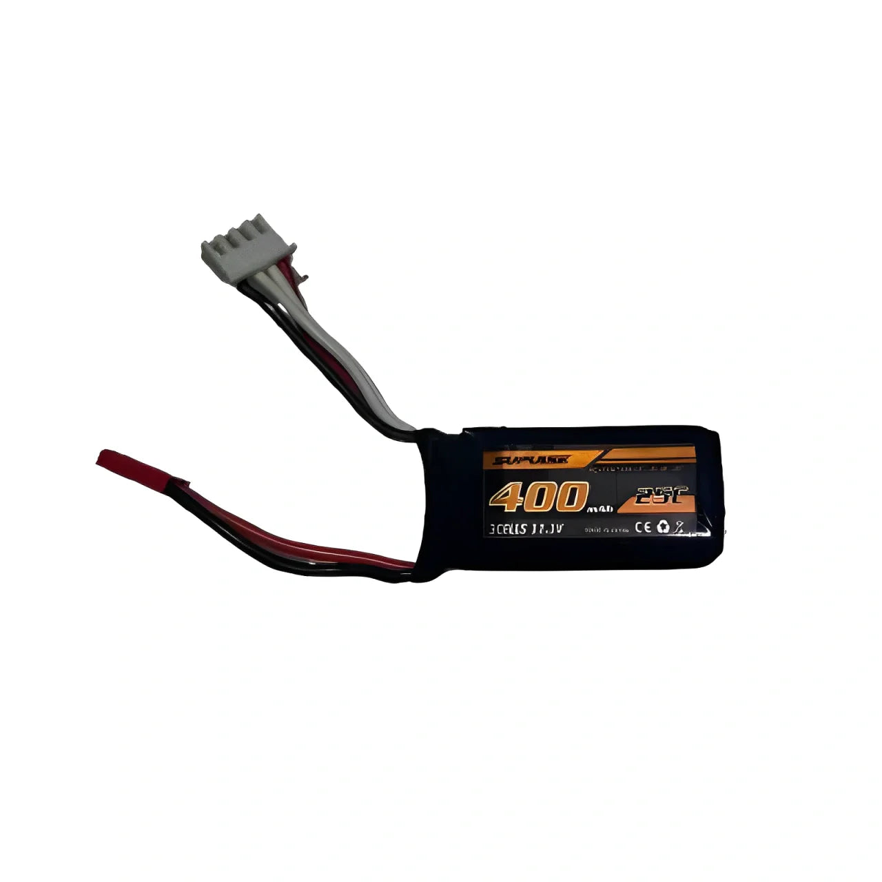 VolantexRC 400mAh 3S 11.1V 25C LiPo Battery for 500mm Brushless Warbirds - www.Shopthatapp.com