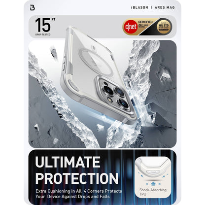 Coque Ares Mag pour iPhone 15 Pro Max – Blanc