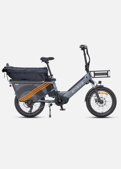 ENGWE LE20 250W Mid-drive Torque sensor Step-Thru Cargo Ebike - www.Shopthatapp.com