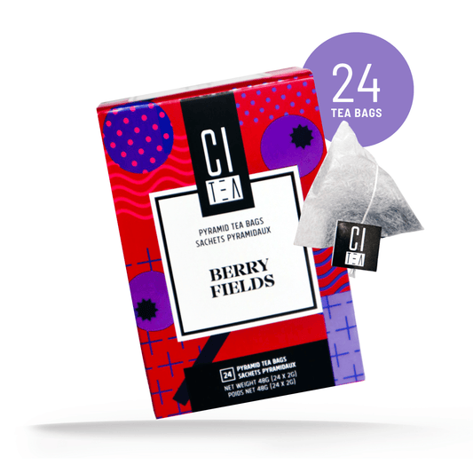 Berry Fields, Berry Tea Pyramid Tea Bags - www.Shopthatapp.com