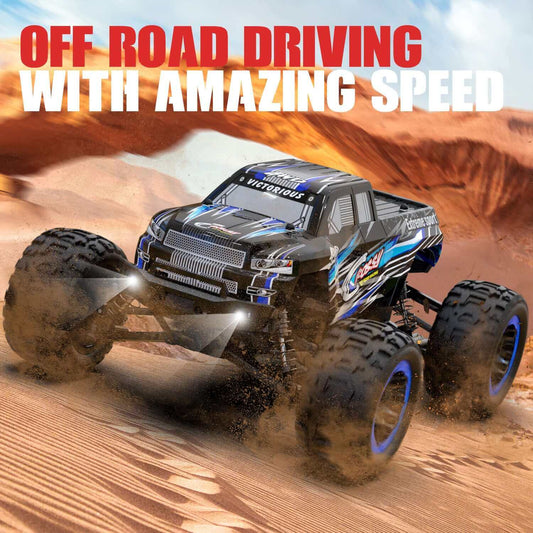 Racent Crossy 1/16 Scale 4x4 RC Monster Truck - 30mph Fast, High Speed, Off Road - www.Shopthatapp.com