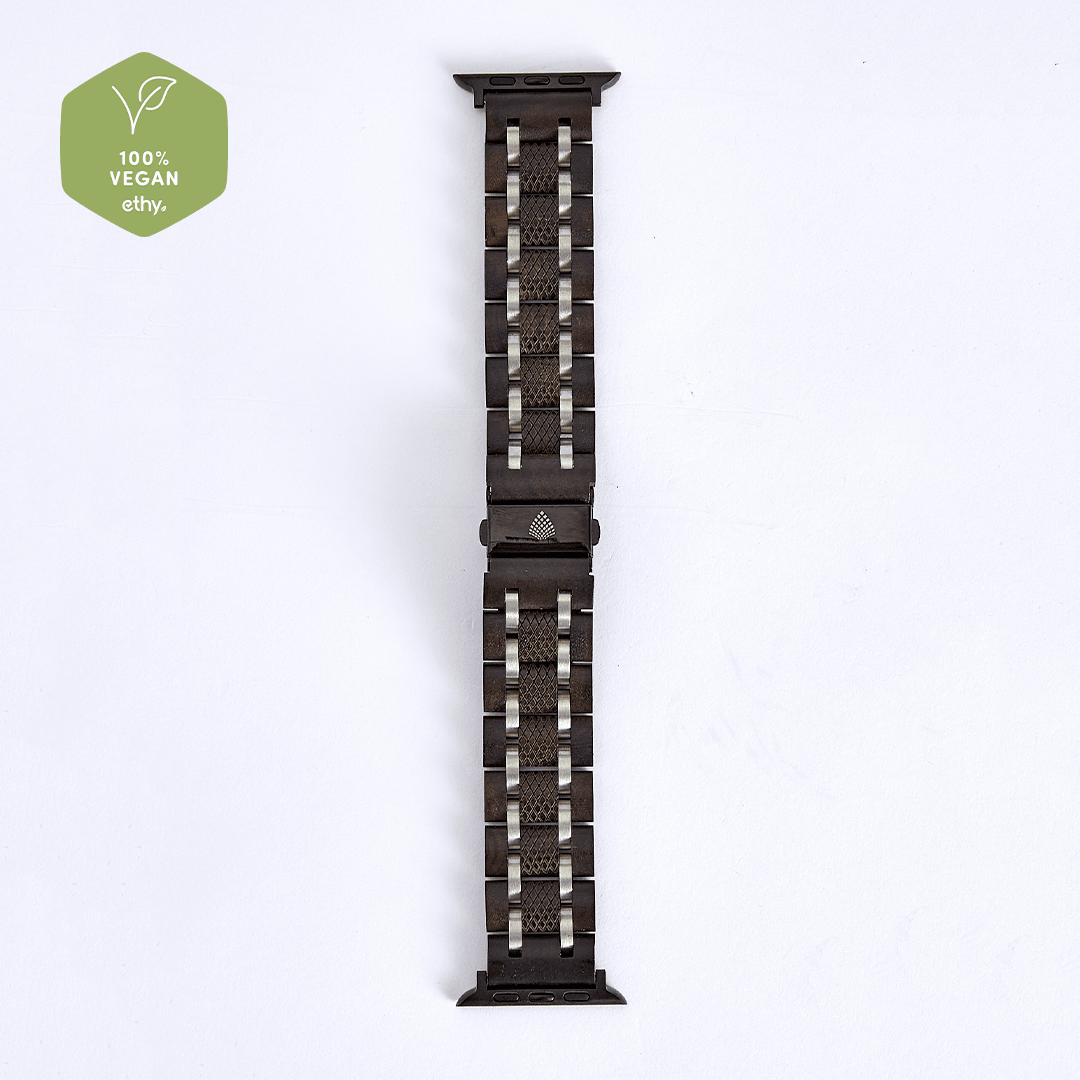 The Ebony: Vegan Apple Watch Strap - www.Shopthatapp.com