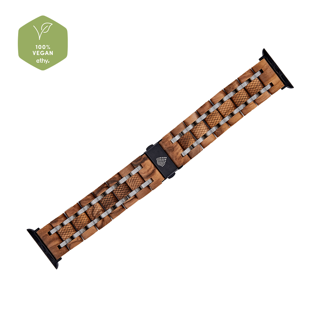 The Olive: Vegan Apple Watch Strap - www.Shopthatapp.com