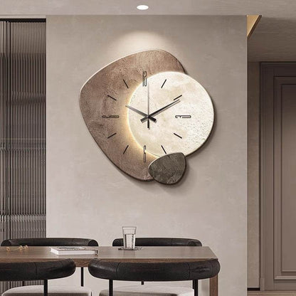 Lucky Stone Restaurant Clock Wall Clock - www.Shopthatapp.com