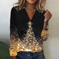 Women's V-neck Long Sleeved T-shirt - www.Shopthatapp.com