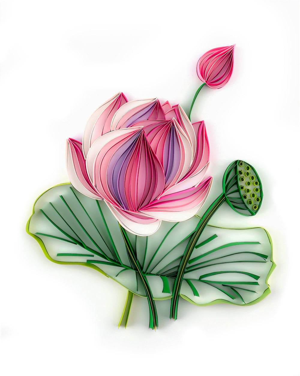 Quilted Paper Painting Creative Handmade Crafts - www.Shopthatapp.com