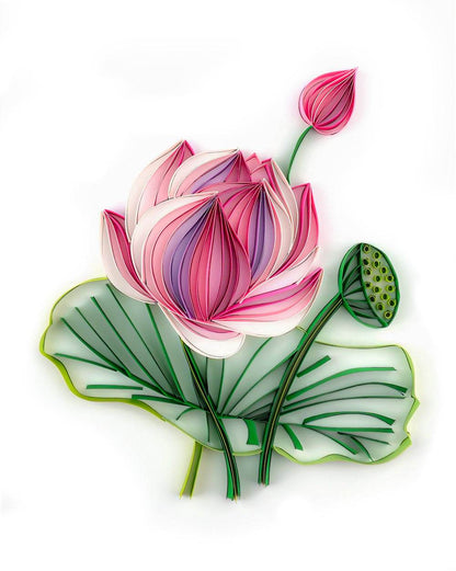 Quilted Paper Painting Creative Handmade Crafts - www.Shopthatapp.com