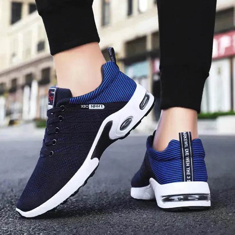 Casual Lightweight Running Shoes For Men Breathable  Lace-up Sneakers - www.Shopthatapp.com
