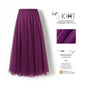 Pleated Mesh Midi Skirt – Women's Prairie Swing Skirt - www.Shopthatapp.com