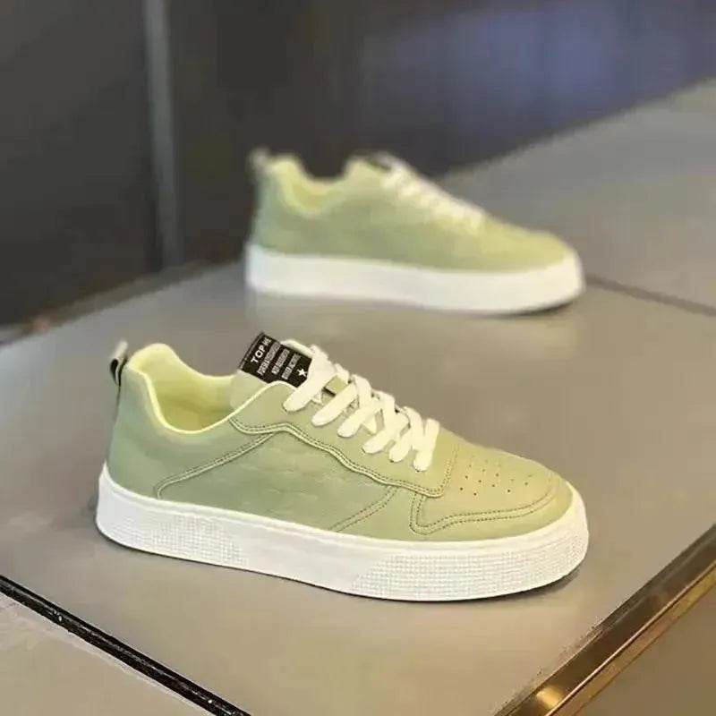 Casual Lace-up Sneakers Men Fashion Breathable Platform Sneakers Shoes Outdoor Sports sneakers . - www.Shopthatapp.com