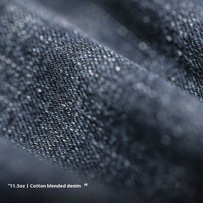 Denim Cotton Men's Vintage Denim Washed Straight Jeans pant - www.Shopthatapp.com