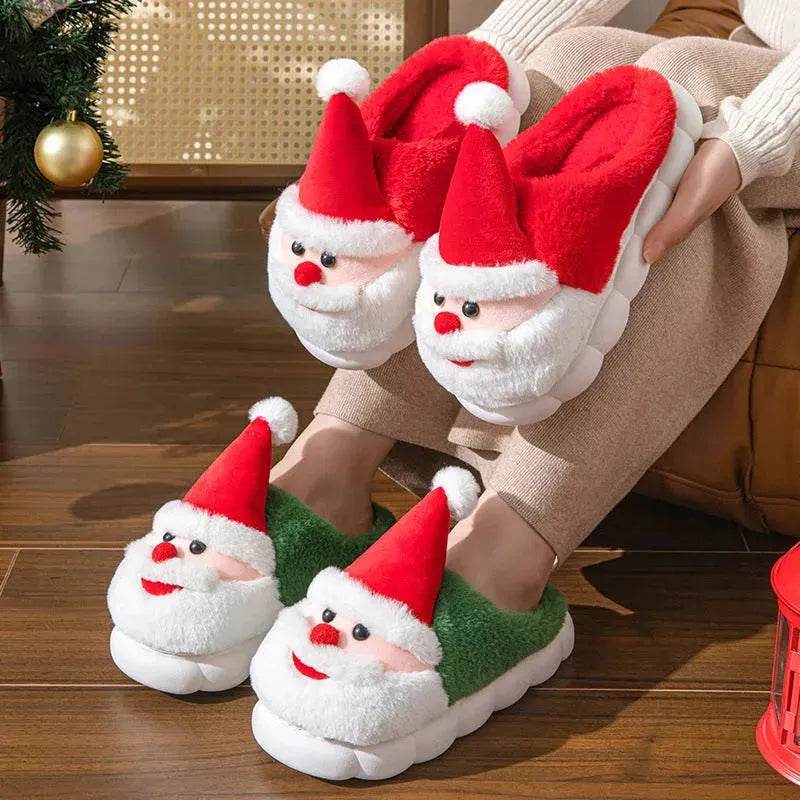 Santa Claus Home Thick-soled Non-slip Slippers - www.Shopthatapp.com