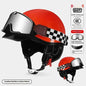 3C Certified Electric Sports Motorcycle Bike Retro Helmet Men And Women - www.Shopthatapp.com