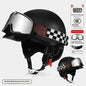 3C Certified Electric Sports Motorcycle Bike Retro Helmet Men And Women - www.Shopthatapp.com