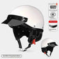 3C Certified Electric Sports Motorcycle Bike Retro Helmet Men And Women - www.Shopthatapp.com