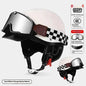 3C Certified Electric Sports Motorcycle Bike Retro Helmet Men And Women - www.Shopthatapp.com