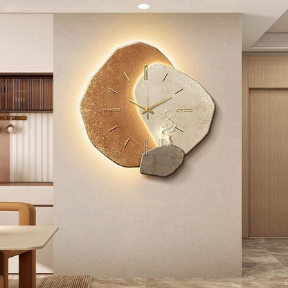 Lucky Stone Restaurant Clock Wall Clock - www.Shopthatapp.com