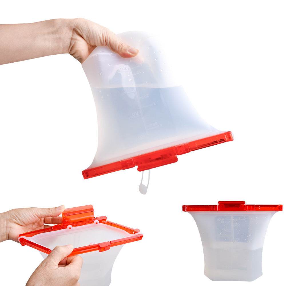 10pcs Kitchen Refrigerator Silicone Food Storage Bag - www.Shopthatapp.com