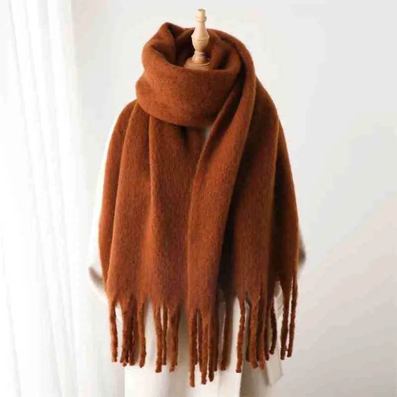 Women's Winter Scarf Cashmere Warm Soft Shawl - www.Shopthatapp.com