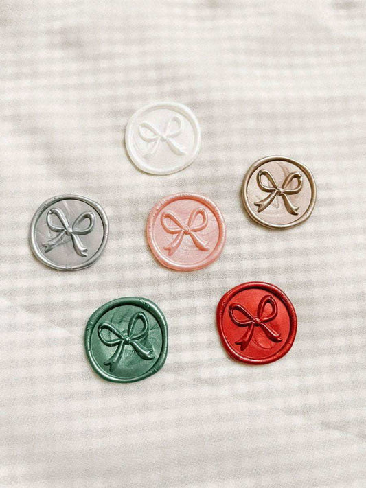 3D Bow wax seals - Set of 9 - www.Shopthatapp.com