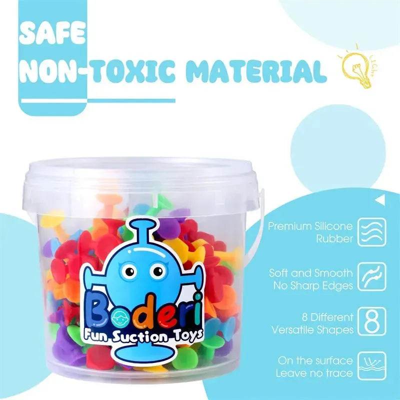 114pcs Silicone Suction cup building toys for Kids - www.Shopthatapp.com