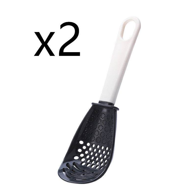 Multifunctional Slotted Spoon Grinding Cooking Spoon Mashed Auxiliary Food Ginger Garlic Spoon Press Potatoe Stir-frying Spatula Kitchen Gadget - www.Shopthatapp.com