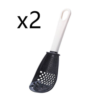 Multifunctional Slotted Spoon Grinding Cooking Spoon Mashed Auxiliary Food Ginger Garlic Spoon Press Potatoe Stir-frying Spatula Kitchen Gadget - www.Shopthatapp.com